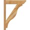 Ekena Millwork Funston Slat Rough Sawn Outlooker, Western Red Cedar, 6"W x 24"D x 32"H OUT06X24X32FST06RWR - alternate 3